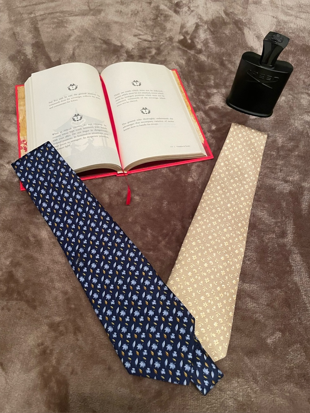 Ferragamo Silk Tie Set – Italian Floral Print Pair – Made in Italy